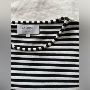 La Ligne | Black & White Striped T-shirt